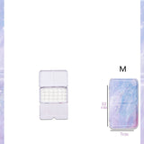 Color Empty Palette Case Tins Box Paint Storage Iron Box with 24 Half Pans For Watercolor Paints Painting Art Supplies